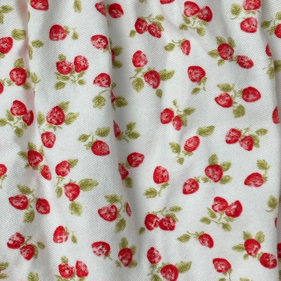 POLO RALPH LAUREN Baby Girl Toddle STRAWBERRY ROMPER One Piece Cotton Sz 18M - Picture 5 of 13